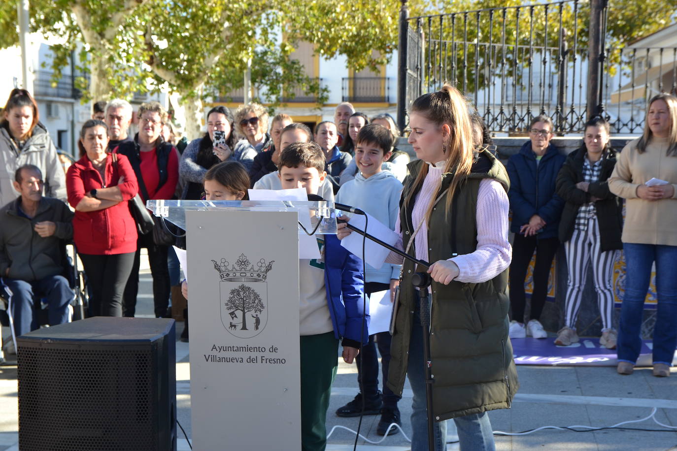 La localidad se implica en los actos de repulsa de la Violencia de Género
