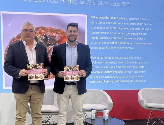 La Feria del Gurumelo se promociona en Fitur con la Mancomunidad de Olivenza