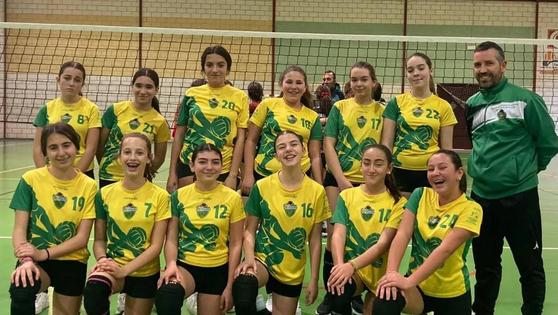 La localidad acogió la Copa de Extremadura de Voleibol