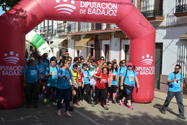 Salida del grupo de senderismo en el Trail Rayano, imagen de archivo.