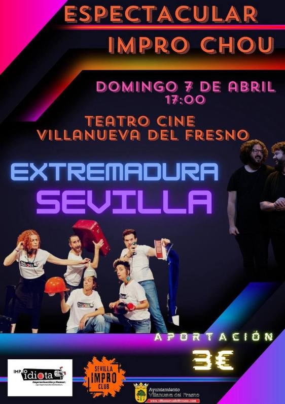 El Salón de Actos acoge el espectáculo teatral 'Impro Chou'