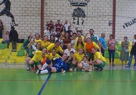 El equipo femenino celebró la victoria del domingo pasado