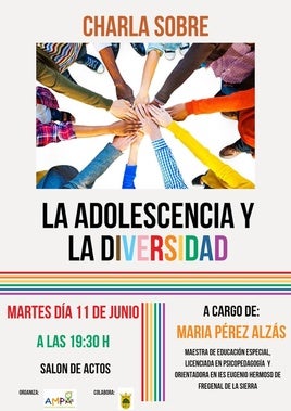 El AMPA del CEIP organiza una charla sobre 'La adolescencia y la diversidad'