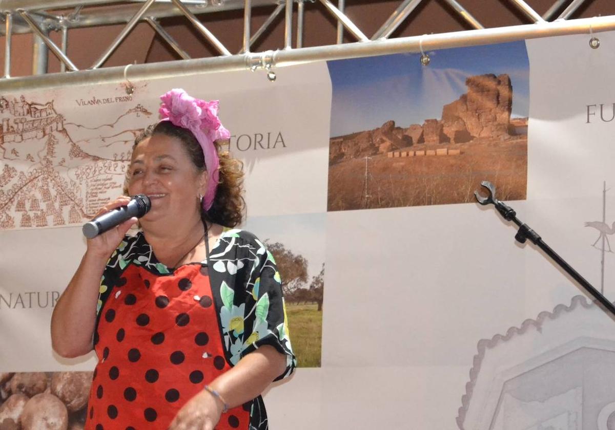 Pepa Guille´ animó el pregó de la Feria de 2018.