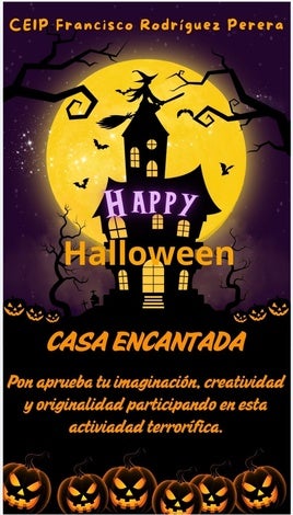El CEIP F. R. Perera organiza una exposición de 'Casas Encantadas' con motivo de Halloween
