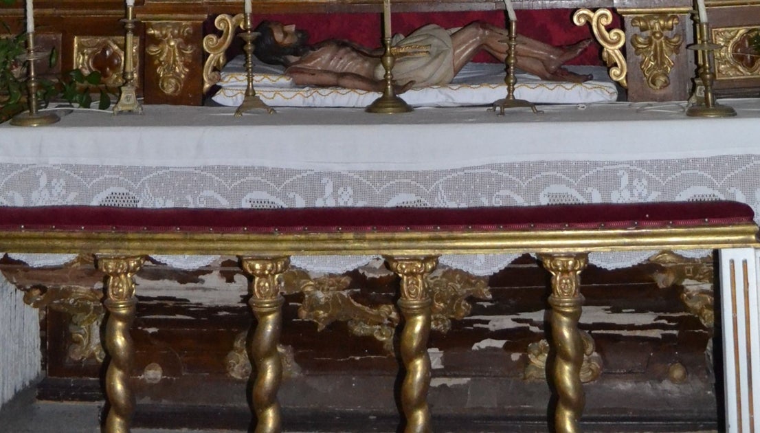 La finalización de la restauración del retablo de la Piedad permite el regreso de la Virgen a su hornacina