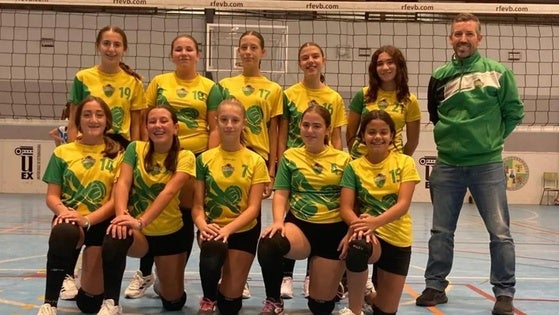 Las Infantiles de vóley comienzan con victoria la temporada 2024/25