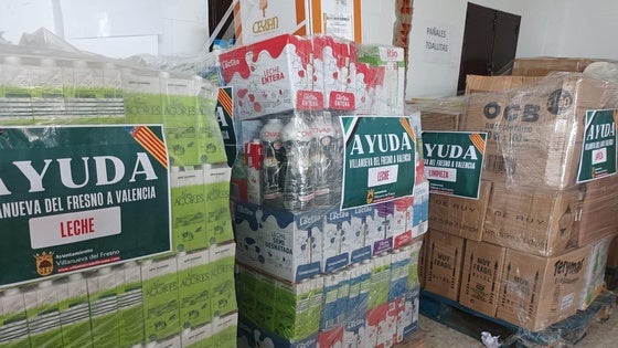 Recaudados en cuatro días más de 8.000 kg de productos para los afectados por la DANA