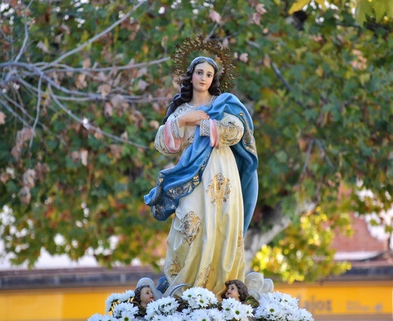 La novena en honor a la Inmaculada Concepción comenzará en la Ermita al coincidir con la misa del mes