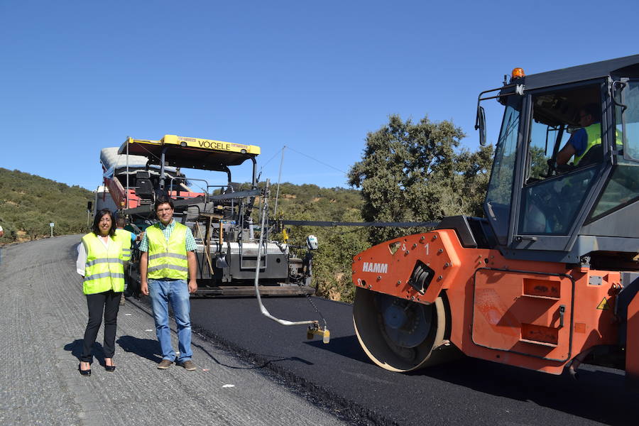 Los alcaldes Osorio y Díaz visitan las obras. A.P