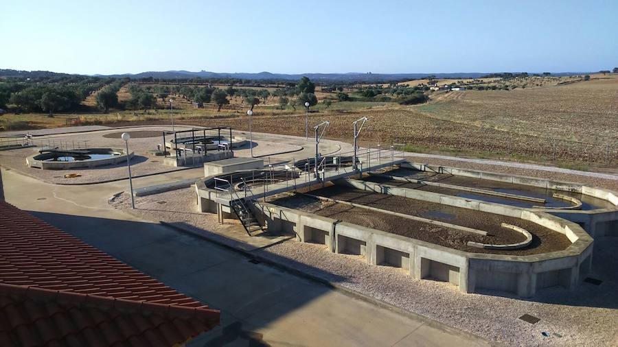 Instalaciones de la depuradora local. CEDIDA