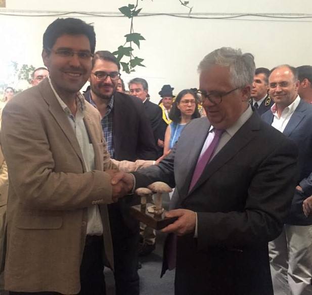 Feria de 'Saberes y Sabores' visita del Ministro Cabrita
