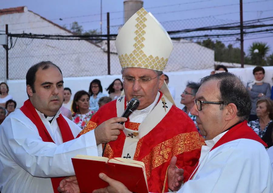 Visita del arzobispo Celso Morga a la localidad. A.P