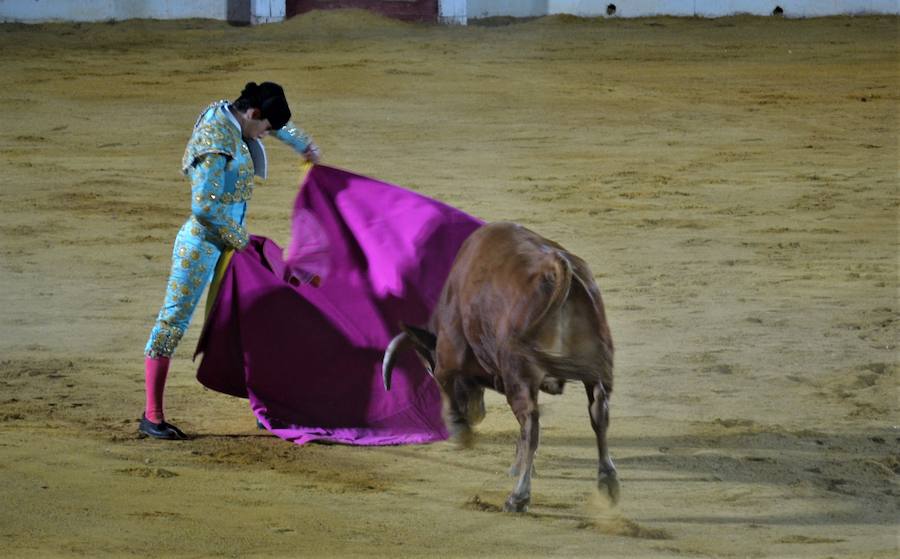Manuel Perera en plena faena. A.P 
