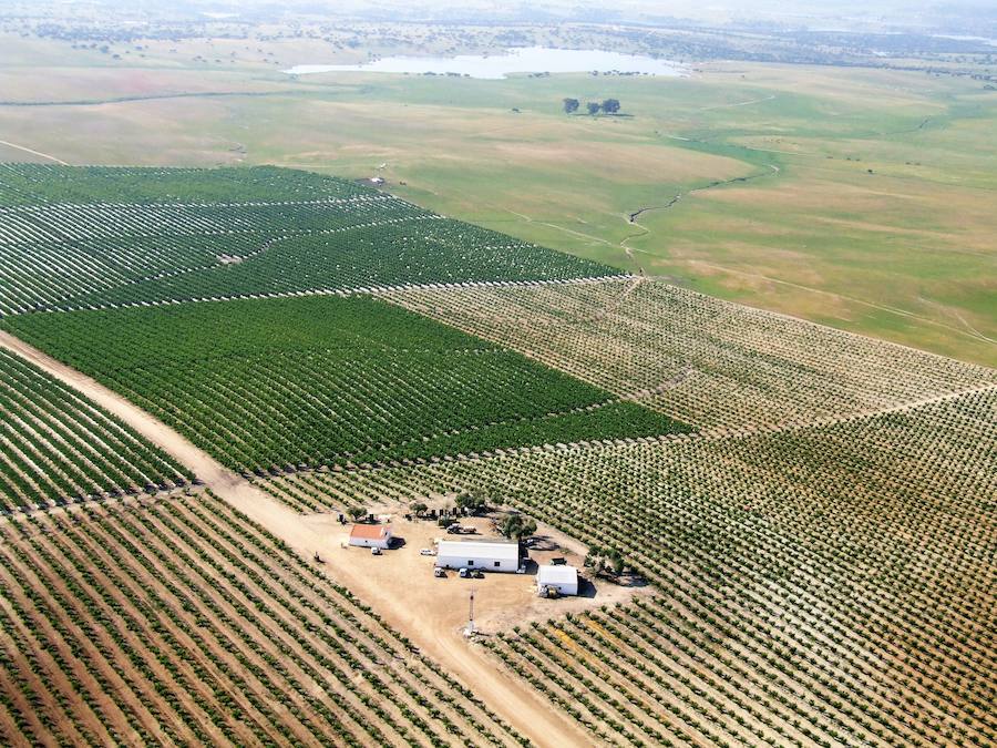 Vista aerea de los bienes comunales. CEDIDA