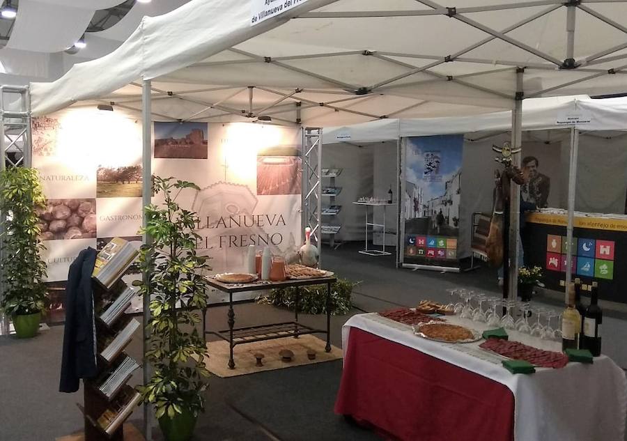 Stand de la localidad en Mourâo. CEDIDA