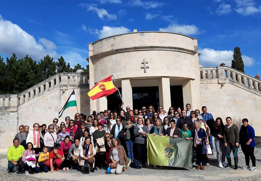 La peregrinación en el Santuario de Fátima.CEDIDA