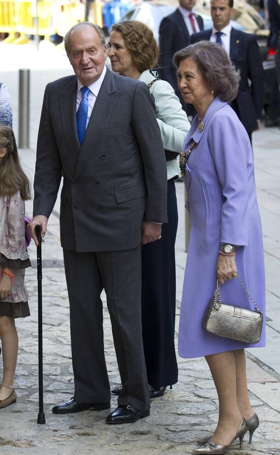 Los Reyes y los Príncipes acuden a la Misa del Domingo de Pascua