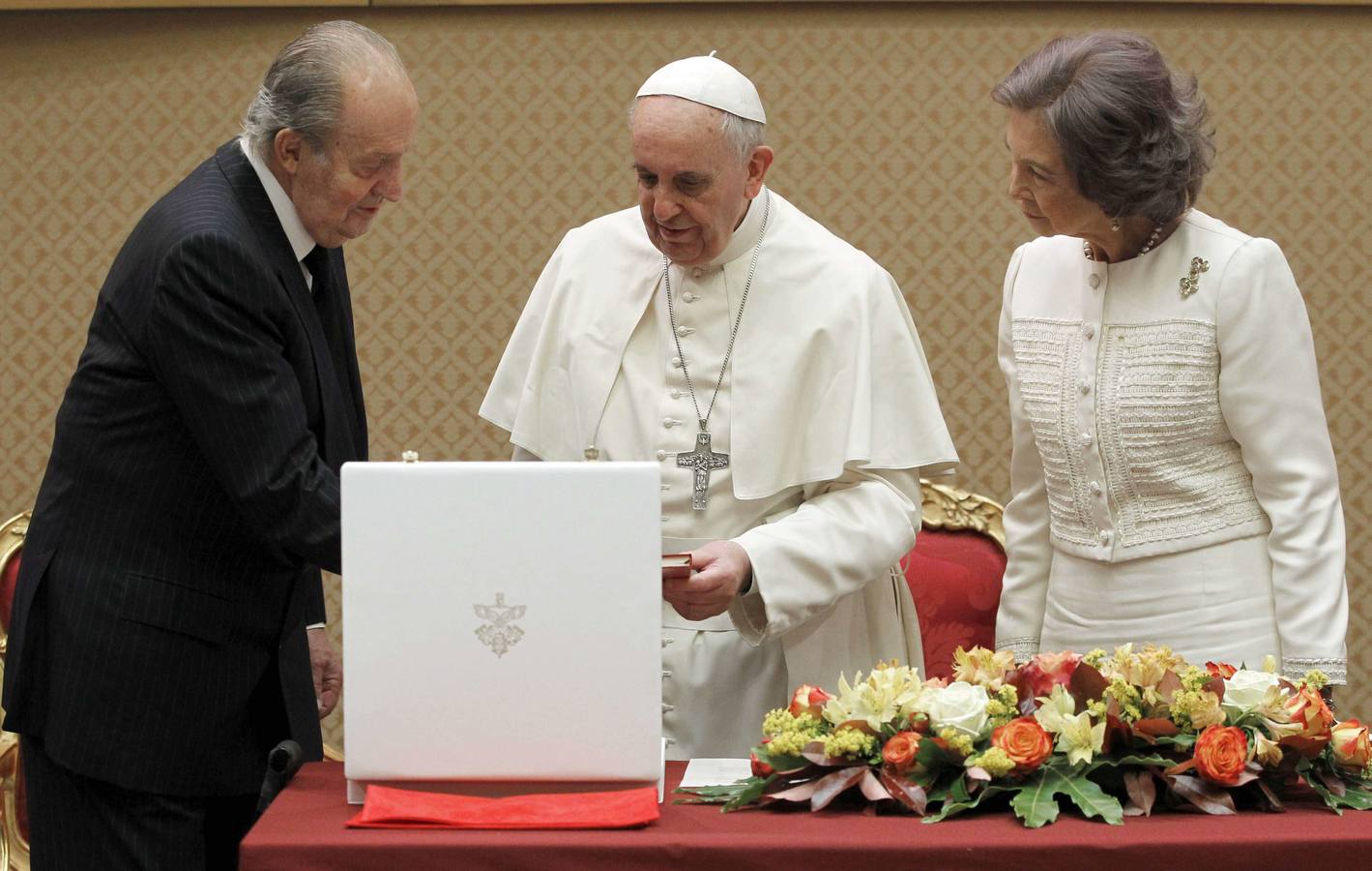 El papa Francisco recibe en audiencia a los Reyes de España