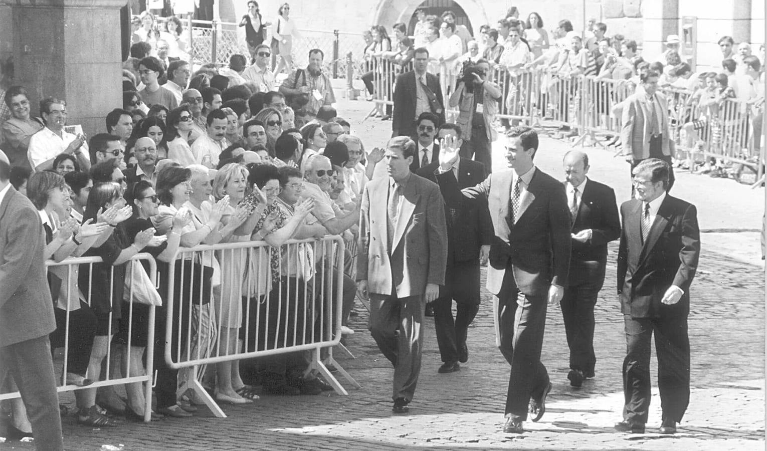 11.06.1996. El Príncipe llega a Mérida