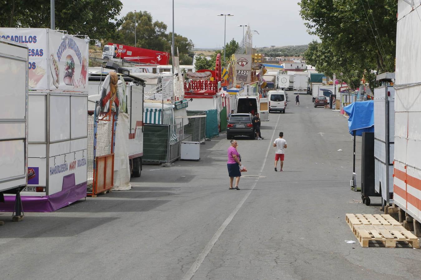 Todo listo para que comience la feria de Plasencia