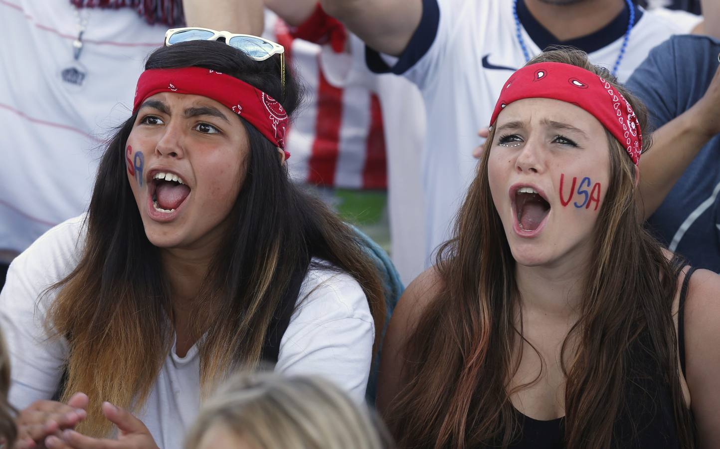 Los estadounidenses vibran con su selección en el Mundial de Brasil