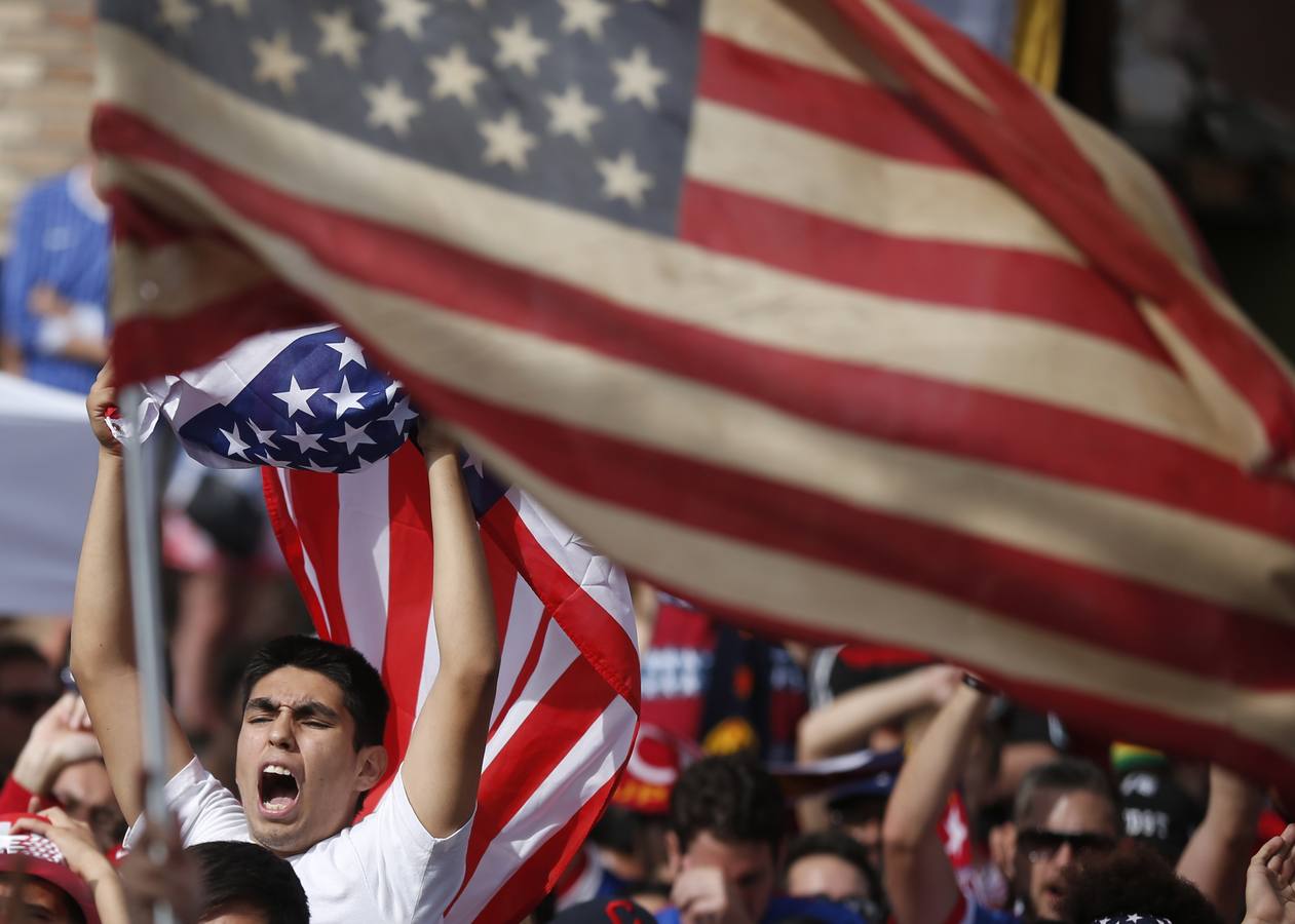 Los estadounidenses vibran con su selección en el Mundial de Brasil