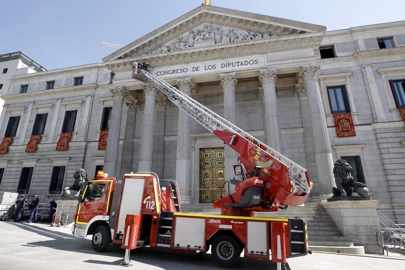 El Congreso, a punto para la proclamación del nuevo Rey