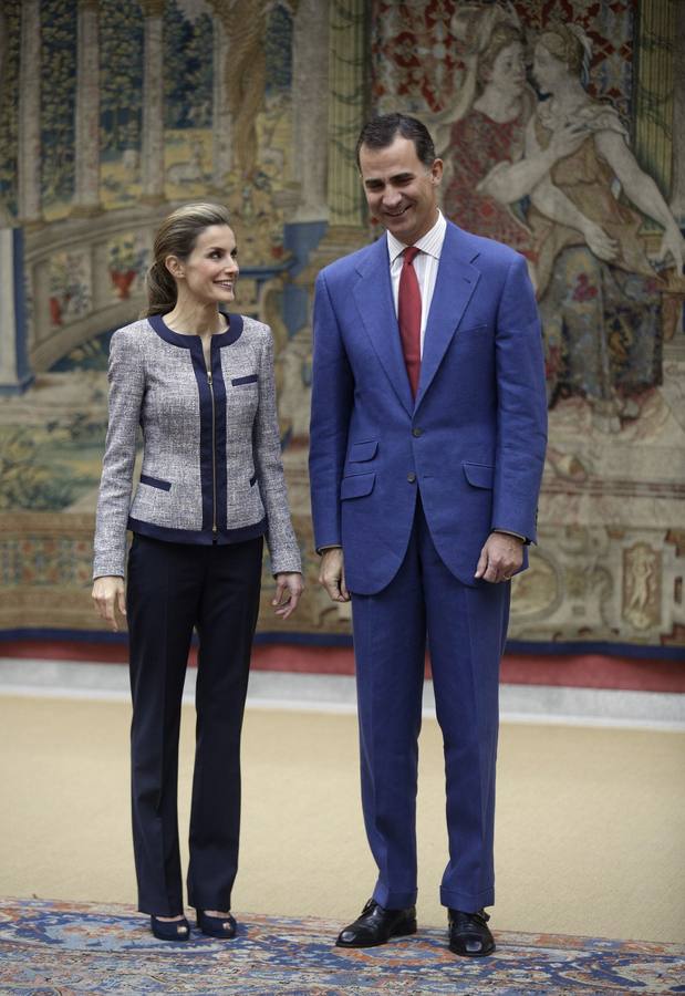 Los Reyes, antes del acto.