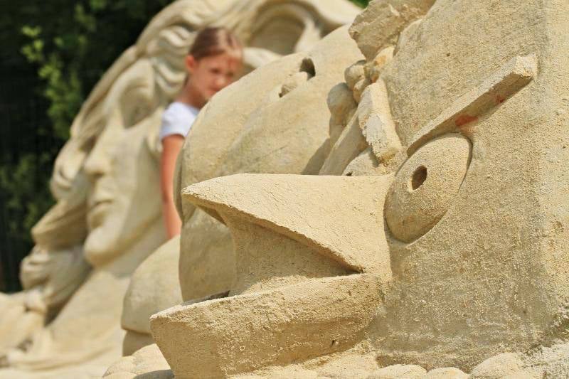 Festival de la arena en Lednice, Moravia del Sur, a 50 km al sur de Brno. AFP/Radek Mica