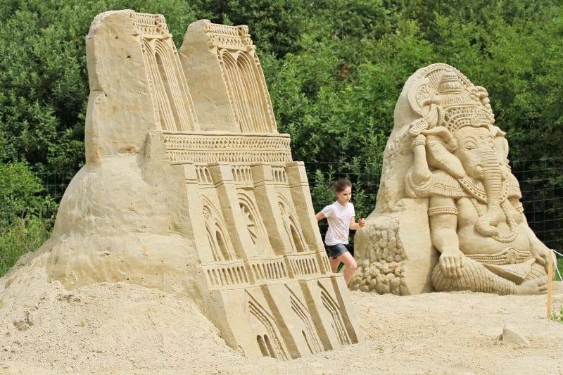 Festival de la arena en Lednice, Moravia del Sur, a 50 km al sur de Brno. AFP/Radek Mica