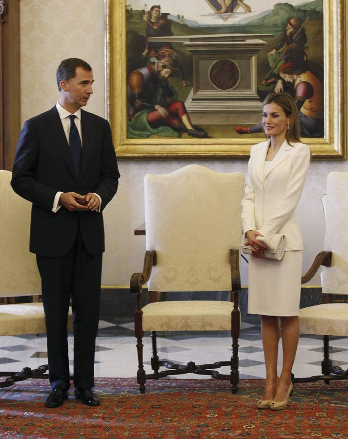 Los Reyes, durante la audiencia.