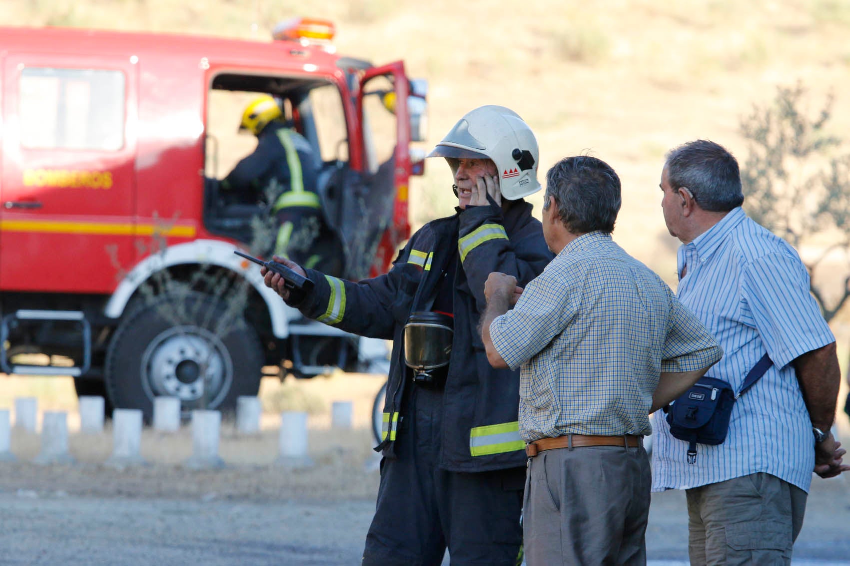 Arden varias naves de una compañía oleícola en Plasencia