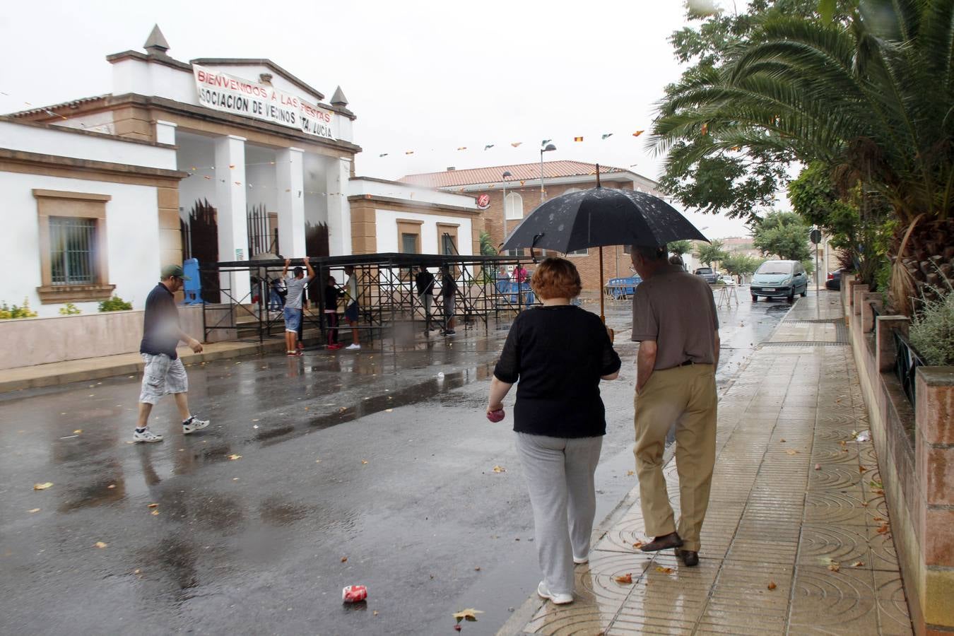 Fiesta de Santa Lucía pasada por agua