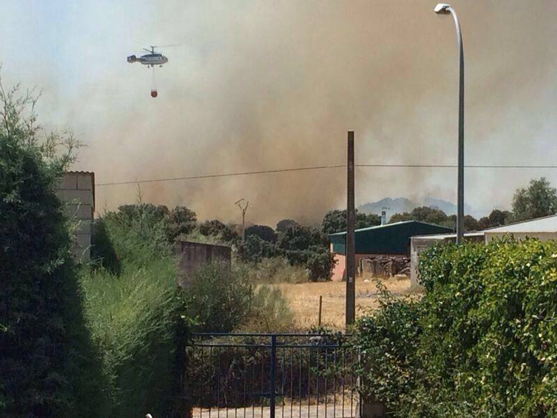 Incendio en Oliva de Plasencia