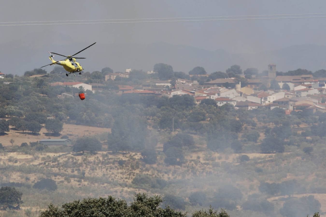 Incendio en Oliva de Plasencia