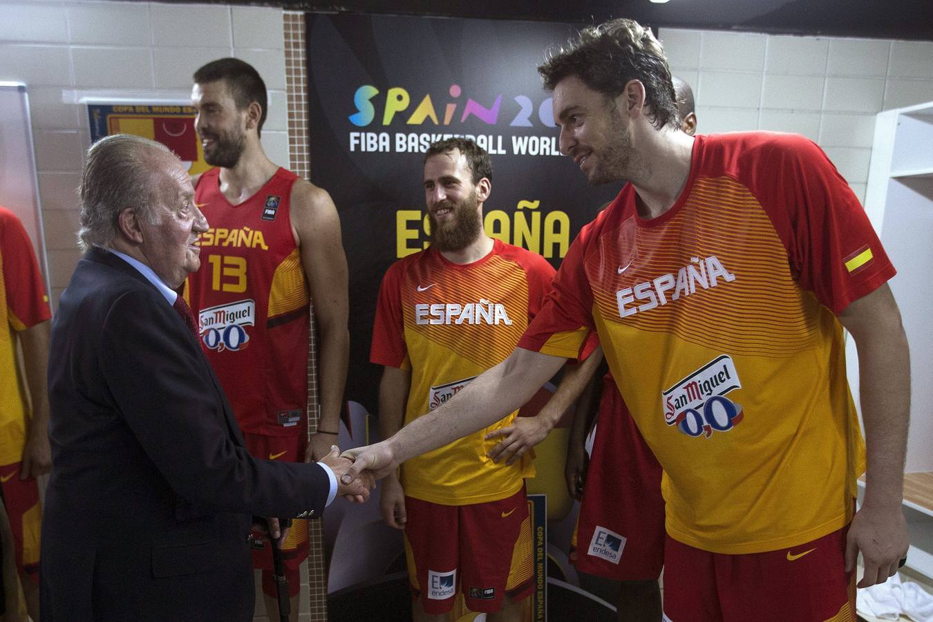 Sábado 30 de agosto. Primera jornada del Mundial de Baloncesto en el que España venció a Irán por 90 a 60. Fotografías: