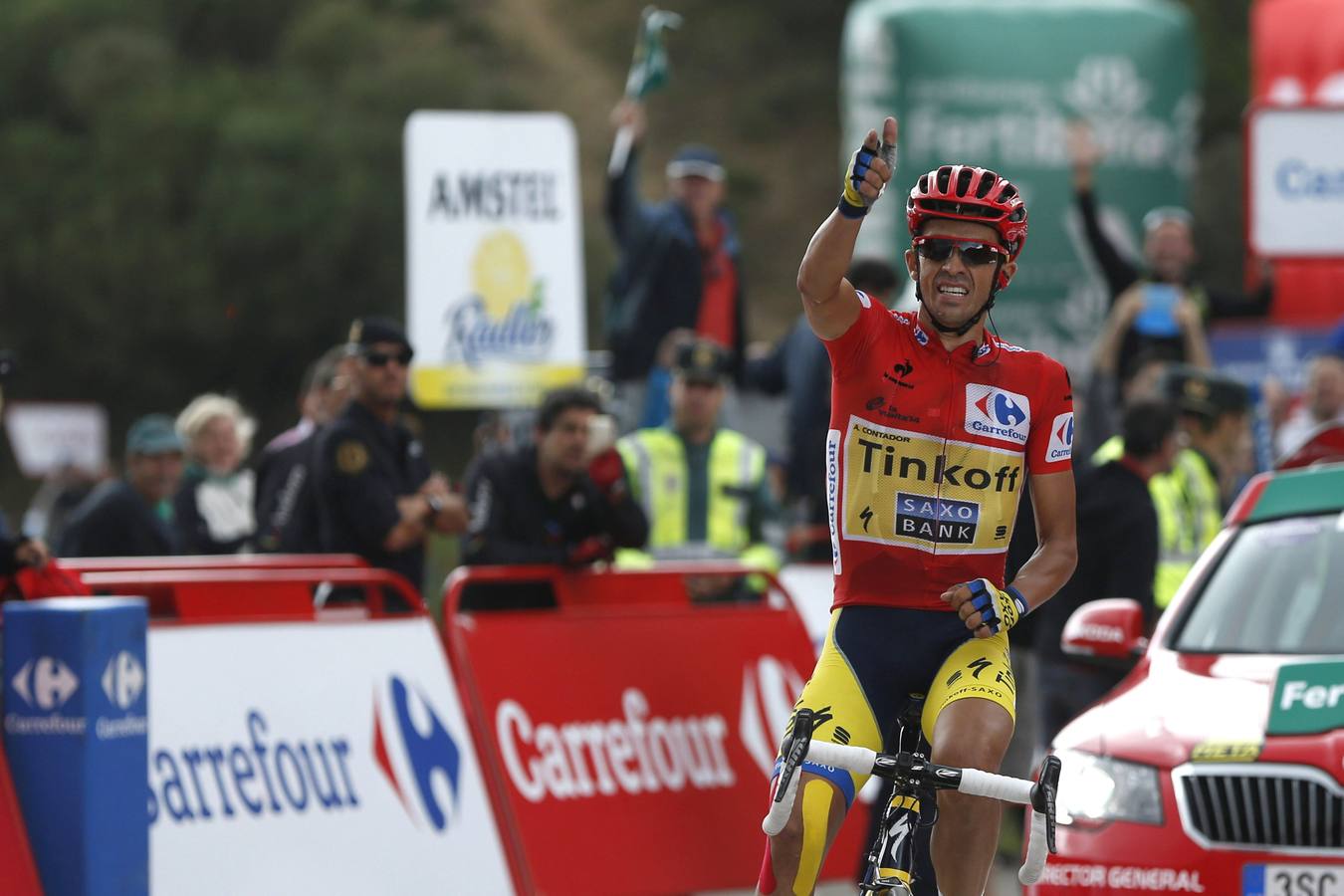 La etapa reina de la Vuelta hace más líder a Contador