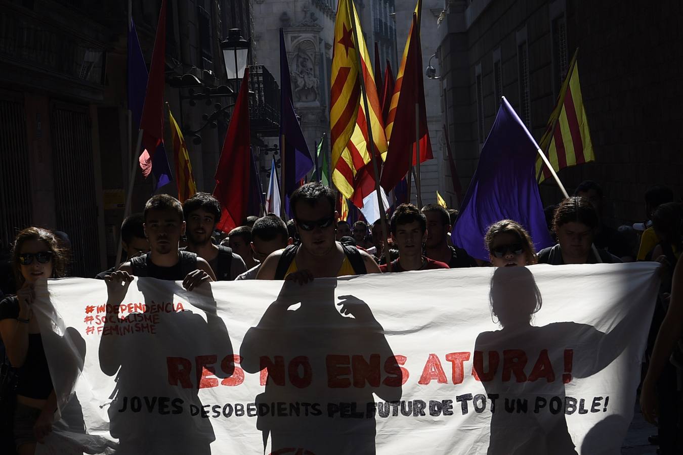 La &#039;V&#039; catalana reúne a más de medio millón de personas