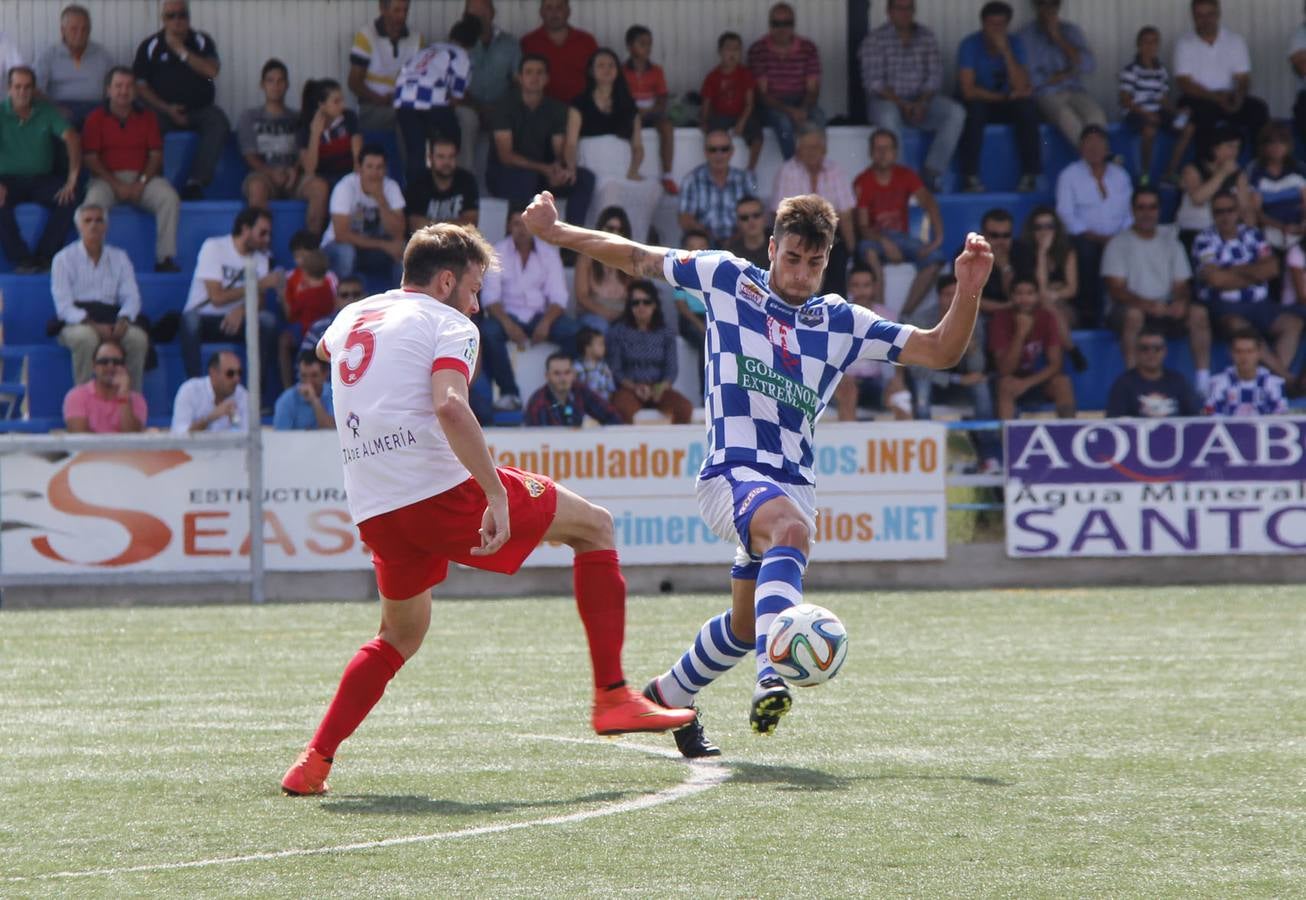 Victoria del Arroyo ante el Almería B (1-0)