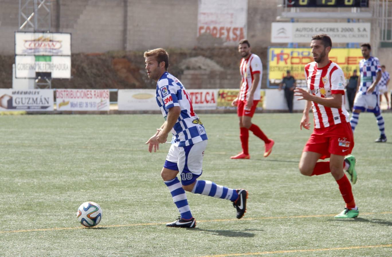 Victoria del Arroyo ante el Almería B (1-0)