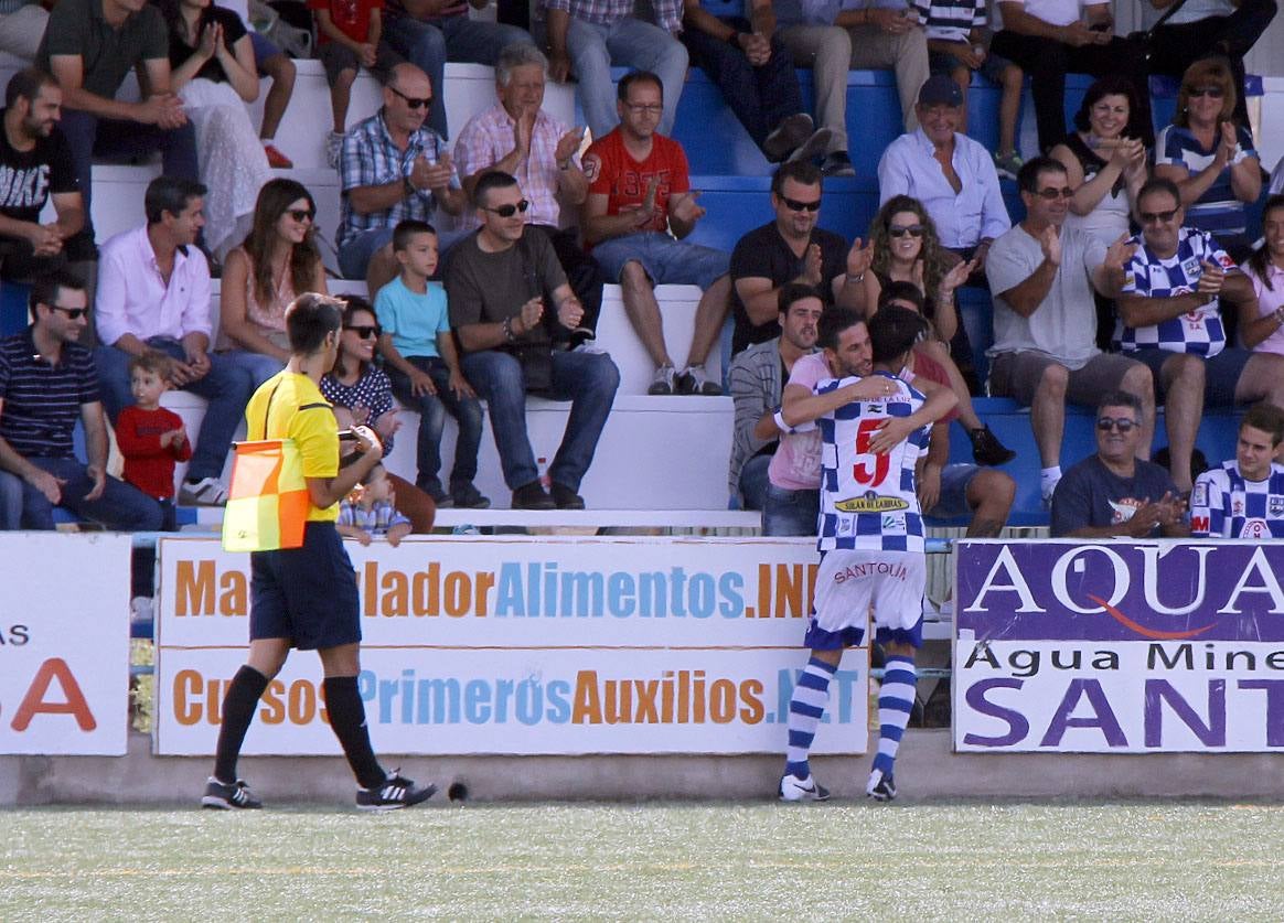 Victoria del Arroyo ante el Almería B (1-0)