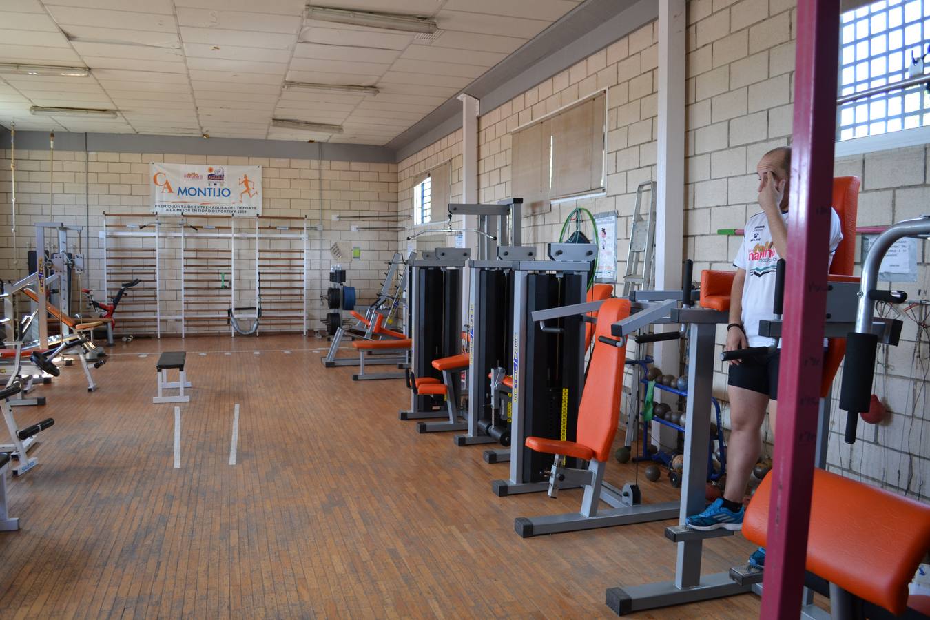 Estado de las instalaciones del Club de Atletismo de Montijo