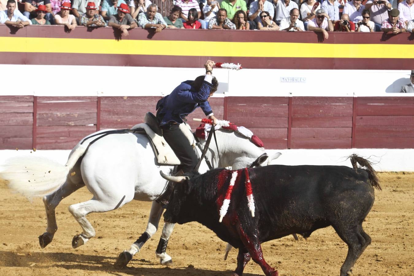 Pablo Hermoso de Mendoza, Diego Ventura y Andrés Romero entusiasman en Zafra