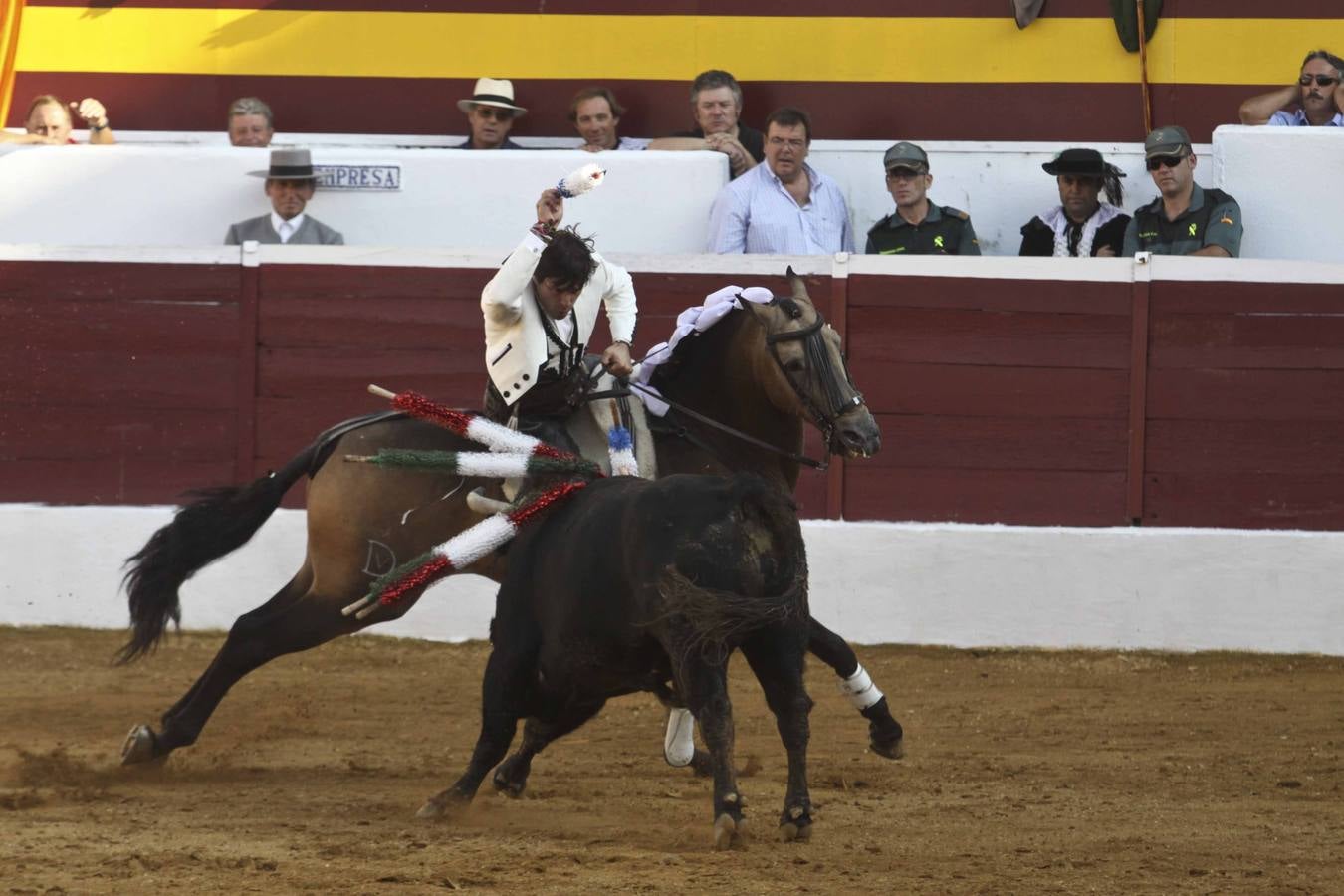 Pablo Hermoso de Mendoza, Diego Ventura y Andrés Romero entusiasman en Zafra