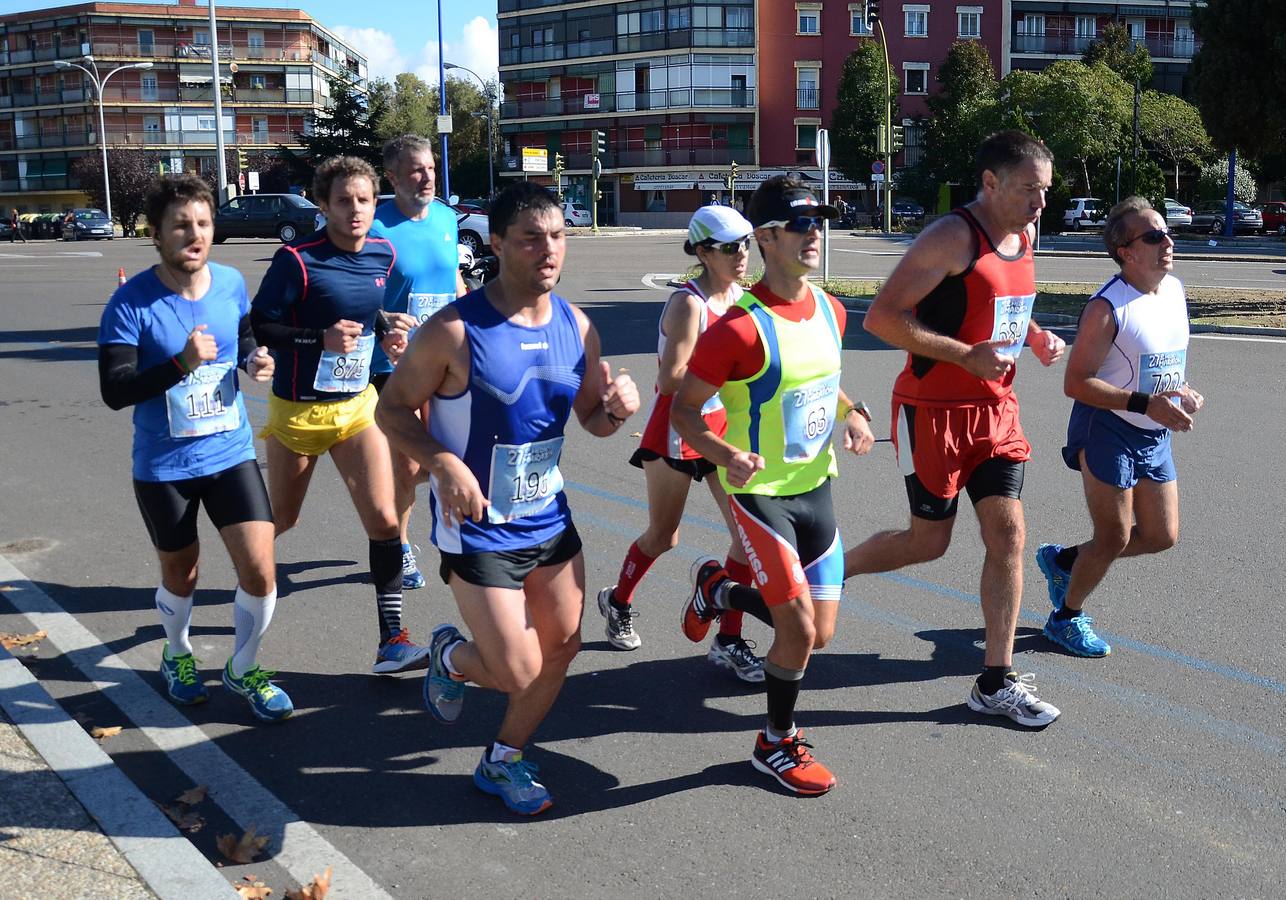 (II) Durante el recorrido de la Media Maratón Elvas-Badajoz