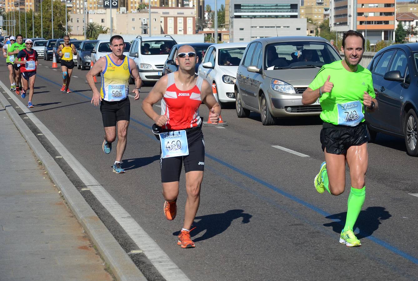 (II) Durante el recorrido de la Media Maratón Elvas-Badajoz