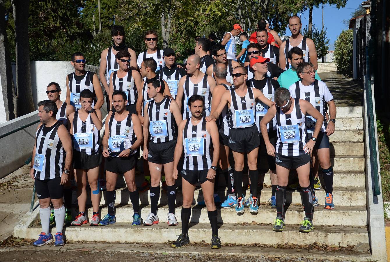 Salida de la Media Maratón Elvas-Badajoz