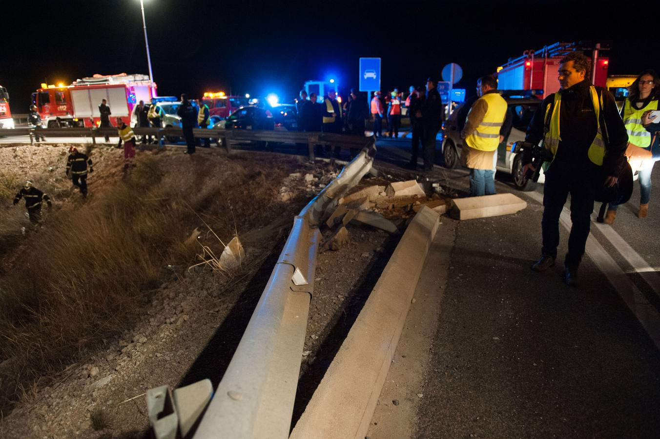 Trágico accidente de autobús en Cieza