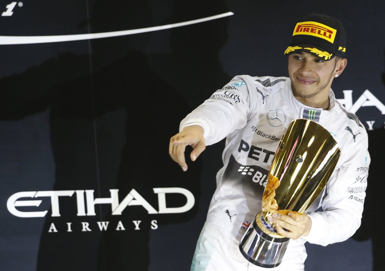 Hamilton, campeón del mundo de Fórmula 1 tras ganar el GP de Abu Dabi